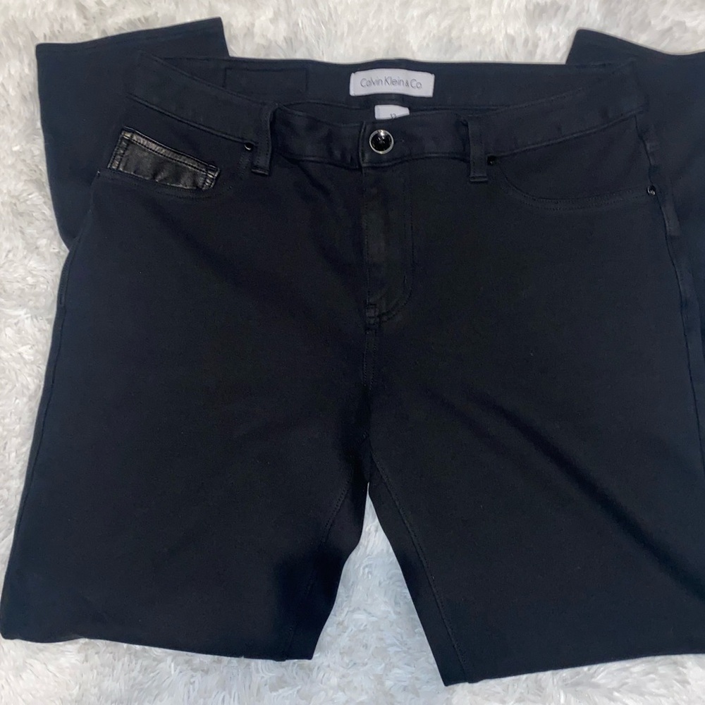 Calvin Kline slacks ! Size 12 stretch material and tapered leg!